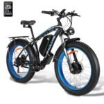 2000W Dual Motor Ebike,35 mph E Bike 48V 23Ah Removable Battery,85 Miles E-Bikes 26" Fat Tires,All Terrain Electric Bike 21-Speed Hydraulic Disc Brake,Electric Bicycle Lockbale Suspension.