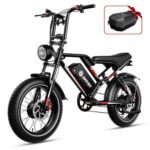 S8 Peak 3000W Dual Motor AWD Electric Bike for Adults 48V 25Ah Ebike 35MPH Electric Bicycles 75+ Miles Max Range Hydraulic Disc Brake Full Suspension Fork 7-Speed Electric Bike.