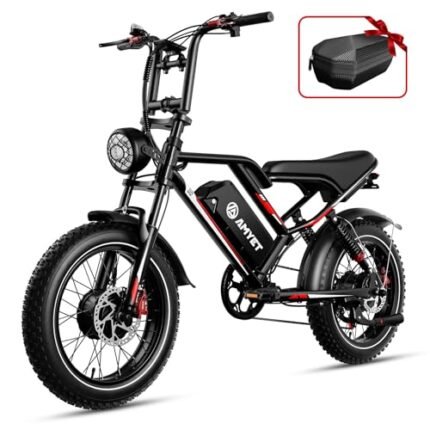 S8 Peak 3000W Dual Motor AWD Electric Bike for Adults 48V 25Ah Ebike 35MPH Electric Bicycles 75+ Miles Max Range Hydraulic Disc Brake Full Suspension Fork 7-Speed Electric Bike.