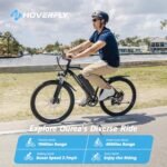 HOVERFLY OUREA Electric Bike 26", 750W Peak Motor Mountain Ebike, Up to 40 Miles 20MPH Removable Battery, 7-Speed and Shock Absorber, Electric Commuter Bike for Adults. - Image 3