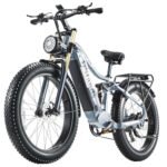 Electric Bike for Adults 48V 30AH/20Ah Battery,1000W Adult Electric Bicycles,26" Fat Tire Full Suspension,30MPH Mountain E Bike,Adjustable Stem,Hydraulic Disc Brakes,Full Suspensio.