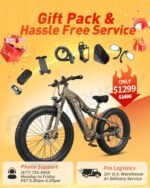 Electric Bike for Adults 960W, 48V 20AH Hidden Battery, Full Suspension Ebike, 80 Mile Range, 28MPH, 26" Fat Tire, 7 Speed, Aluminium Alloy Frame, with Anti-Theft Alarm, UL Certified. - Image 2
