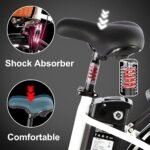 DYU Electric Bike, 26 Inch Smart Electric Bicycle with 6 Speed Shifting, 12.5Ah 36V Removable Battery, City Urben E-Bike with Basket, Adjustable Seat Height, Unisex Adults. - Image 4