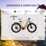 E-Scout PRO, Hunting 750W (Peak 1000W) Young Electric Bike for Adults, 48V/20Ah Battery 3A Fast Charger, Up to 80Mi 28MPH, 26''x4.0'' Fat Tire Mountain Snow Beach Off-Road Ebike. - Image 6