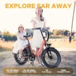 Electric Bike for Adults,1500W Motor Peak 48V 18AH Removable Battery,30MPH Ebike, 20" x 4.0 Fat Tire Electric Bike Commuter Beach Snow Bicycle,7-Speed,Dual Shock Absorber. - Image 5