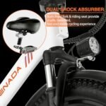 SENADA Electric Bike for Adults, 20 x 3.0 Fat Tire Folding Electric Bicycle, 750W Peak Foldable Ebike 25MPH 65Miles Range, Dual Suspension & 7-Speed with Rear Seat Cushion. - Image 2