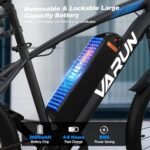 VARUN Electric Bike for Adults, 350W 20MPH Commuter Ebike with 36V Removable Battery, 24'' Electric Mountain Bike with Front Fork Suspension and Dual Disc Brakes. - Image 3