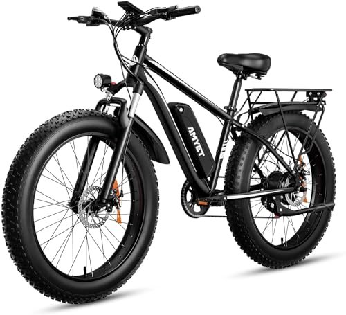 Version 1.0.0 EB26 Electric Bike for Adults Peak 1500W Electric Bicycle 48V 15AH (720WH) Battery Electric Bike 26" Fat Tire Mountain 28mph 7 Speed Gears Dual Shock Absorber Electric Bike. - Image 1