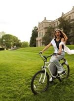RIDE SWFT SWFT Fleet Cruiser Electric Bike for Adults - 500W Motor 46.8V 10AH Removable Battery - 20MPH 37 Mile Range Ebike - 20” Steel Frame E-Bike Bicycle w/LCD Control Display & Pedal Assist. - Image 7