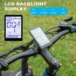 Electric Bike - 750W Motor Ebike for Adults, 26" Fat Tire Electric Bicycle, 48V 14.5AH Removable Battery, 28MPH Snow Beach Mountain E Bike, 7 Speed, LCD Display. - Image 5