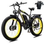 2000W Electric Bike for Adults, 26'' Fat Tire Beach Snow Electric Bicycle Dual Motor 23AH Removable Battery 33MPH Mountain Ebikes.