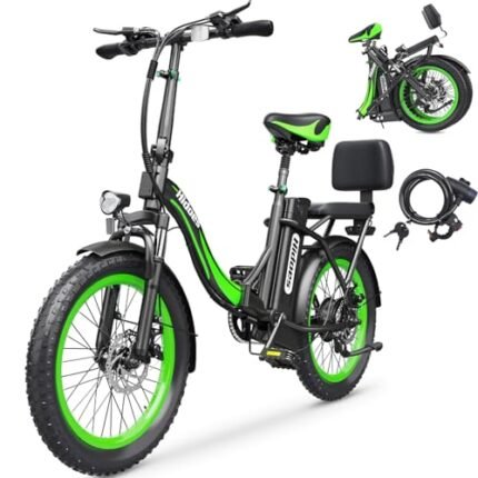 Dorida Foldable Electric Bike for Adults,Hidoes 750W Folding Ebikes for Adults,13Ah Removable Battery 40Miles E Bike Electric Bicycle for Commuting 20" Tire,Dual Suspensions.