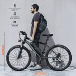 Wooken Electric Bike for Adults with Peak 750W Motor, 27.5'' Ebike with 48V 499WH Removable Battery, Up to 55Miles Electric Mountain Bike, 21.6MPH Adults Electric Bicycle with LCD Display, 21 Speed. - Image 6