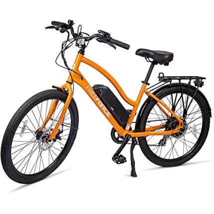Electric Bike for Adults, Lightweight Ebike with 375W Bafang Motor, Kenda Tires, Shimano Drivetrain, 8 Gears, Throttle, Pedal Assist.