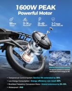 Romeo Pro II/Romeo Pro(2024 Newest)3000W/1200W Electirc Bike for Adults 52/48V 60Ah 120+ Miles Long Range Electric Bike, 26"*4.0 Fat Tire Electric Mountain Bike Full Suspension Electric Bicycle. - Image 4