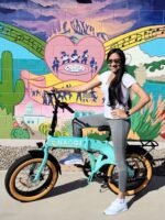 HAOQI Folding Electric Bike for Adults, 500W (Peak 750W) Brushless Motor Electric Bycicle with PAS Throttle, 48V 10.4Ah Removable Battery 20'' *4''Fat Tire Foldable Ebike with Phone Holder, 7-Speed. - Image 6