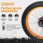 ECOTRIC Coolboy Electric Bike 26" Fat Tire 750W Electric Mountain Bike 48V 12.5AH Removable Large Battery Adult Electric Bicycles Beach Snow Mountain Bike Dual Shock Absorber & Shimano 7-Speed. - Image 3