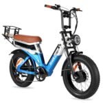 2000W Dual Motor Ebike,48V 30Ah Removable Dual Battery E Bike for Adult,35MPH Electric Bike 20"*4 Fat Tire 7-Speed Hydraulic Disc Brake 120 Mile Range Electric Bicycle Dual Lockbale Suspension.