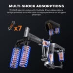 ENGWE Folding Electric Bike for Adults Teens, 14" Fat Tire City Commuter Ebike, Mini Electric Bicycle with 350W (Peak 600W) Motor 48V 10AH Removable Battery Max 20MPH 37Miles. - Image 5