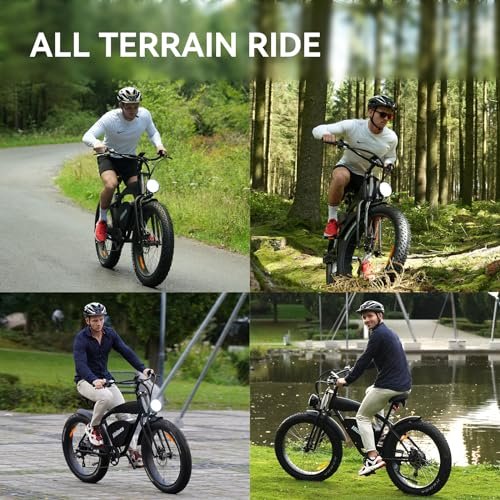 Version 1.0.0 LET IT GO Electric Bike for Adults, 26" Electric Mountain Bike, Off Road All Terrains E Bike, 1200W 48V 17.5AH, 37 MPH & 37 Miles. - Image 2