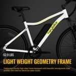 Heybike Race Max Electric Bike for Adults with 750W Peak Motor, 28mph Max Speed, 600WH Removable Battery Ebike, 27.5" Electric Mountain Bike with 7-Speed and Front Suspension. - Image 6