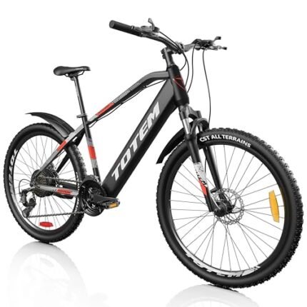 Electric Bike for Adults 500w Motor with Disk Brakes,20mph Mountain Ebike 27”,48v 10.4ah Removable Battery,LCD Display,Bicycle 21 Speed Gears Ul 2849 Certified.