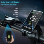 TESGO Electric Bike【1000W Motor & 70 Miles Range】【Hydraulic Brake】 Fat Tire Ebike with 48V 17.4AH Battery, 20''*4.0'' Folding Electric Bike for Adults, 32MPH Commuter E-Bike, Dual Suspension. - Image 6