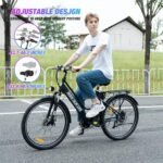 RCB Electric Bike, 500W Electric Bike for Adults, 26" Ebike Adult Electric Bicycles, 55Miles 20MPH Commuting Electric Mountain Bike, 36V 472Wh Battery, 7-Speed, 26" Tires and Front Fork Suspension. - Image 7