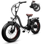 Electric Bike for Adults with Waterproof Removable Battery, 45Miles 20MPH Commuting City Electric Bike with 250W/500W Brushless Motor, 20" Tires and Disc Brake Ebike, Complies to ANSI/CAN/UL2849.