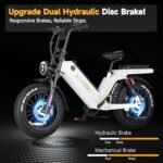ANIIOKI eBike,AQ177 PRO MAX Electric Bike,48/52V 60Ah Electric Commuting Bike,200Miles Long Range, Peak 1200W Power Ebike, Electric Bicycle for Adults. - Image 6
