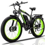 2000w Dual Motor Ebike for Adults Electric Bike for Adults 26inches Fat Tire Electric Mountain Bike 48v 23ah Removable Battery Max Speed 34mph 62 Miles Long Range 21-Speed Mens.