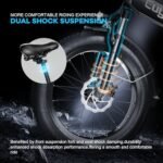 Electric Bike for Adults,with Peak 1000W Motor,Detachable Lithium Battery 48V20AH,Up to 30MPH,Endurance 80Mile,20"x3.0 Fat Tire Commute Mountain Beach Snow Bicycles,Electric eBike with 7-Speed. - Image 5