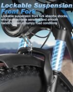 2000W Dual Motor Ebike for Men Women,35 MPH E-Bike 48V 20Ah Removable Battery 86Mile,All Terrain 26" Fat Tire Electric Bike for Adult with Dual Hydraulic Brake,21 Speed,Lockable Suspension. - Image 2