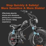 Ronson Electric Bike for Adults，Dual Motor Ebike，1000W/2000w Electric Bike，Fat Tire Ebike with 48V/20Ah/23Ah Battery，80 Miles Bike Electric,12-Speed E-Bike and Passed UL&GCC Certification. - Image 6