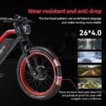 Electric Bike for Adults Mountain Bike Ebike with 2500W/1200W Peak Power Dual/Single Motor 48V 25AH Removable Lithium Battery 26''x4.0'' Spoke Fat Tire Electric Bike. - Image 4