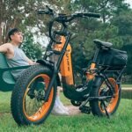 Electric Mountain Bike Electric Motorcycle-Sytle Bicycle for Adults Faster Charge 750W 48V 14AH Removable Battery 26MPH 20'' Mountain Ebike, 7 Speed Full Suspension Fork. - Image 5