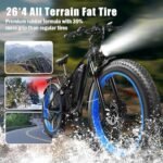 Ebikes Dual Motor, Electric Bike for Adults, 2000w Fat Tire Ebike 35mph Dual Motor Electric Bike with Removable 48v, All Terrain Ebikes for Adults, Full Suspension 26" Awd E Bike 22.4ah Battery. - Image 5