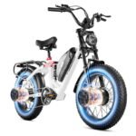 (2024 Newest) EAhora LunaⅡ Peak 1500W Dual Motor Electric Bike for Adults 48V 20A 30-33MPH Dual Hydraulic Brakes Ebike 80-120Miles Longe Range Fat Tire Electric Bicycle for Man and Woman.