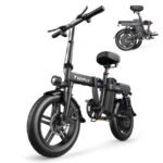 Toofly Electric Bike for Adult, Peak 1000W Foldable Ebike Up to 30MPH & 35 Miles (Throttle), 48V 20Ah Removable Battery, 16" Tires Folding E Bike Adults Electric Bicycle for Commuter Travel (Black).