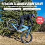 FREESKY Alaska Pro [2024 Newest] Dual Battery Electric Bike for Adults 2000W 48V 35Ah 38MPH&155 Miles Long Range 26" Fat Tire Full Suspension E Bike with Dual Hydraulic Brakes. - Image 5