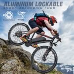 TotGuard Electric Bike, Electric Bike for Adults, 26" Ebike 500W Peak Motor, 19.8MPH Electric Mountain Bike with 374.4WH Removable Battery, Suspension Fork, 21 Speed Gears. - Image 2