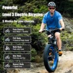 Ebikes Dual Motor, Electric Bike for Adults, 2000w Fat Tire Ebike 35mph Dual Motor Electric Bike with Removable 48v, All Terrain Ebikes for Adults, Full Suspension 26" Awd E Bike 22.4ah Battery. - Image 4