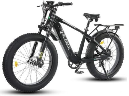 ECOTRIC Explorer Electric Bike Ebike Mountain Bicycle 26" 750W Motor 48V 13AH Lithium Battery Fat Tire 40MPH Full Suspension Throttle & Pedal Assist for Adults - 90% Pre-Assembled.